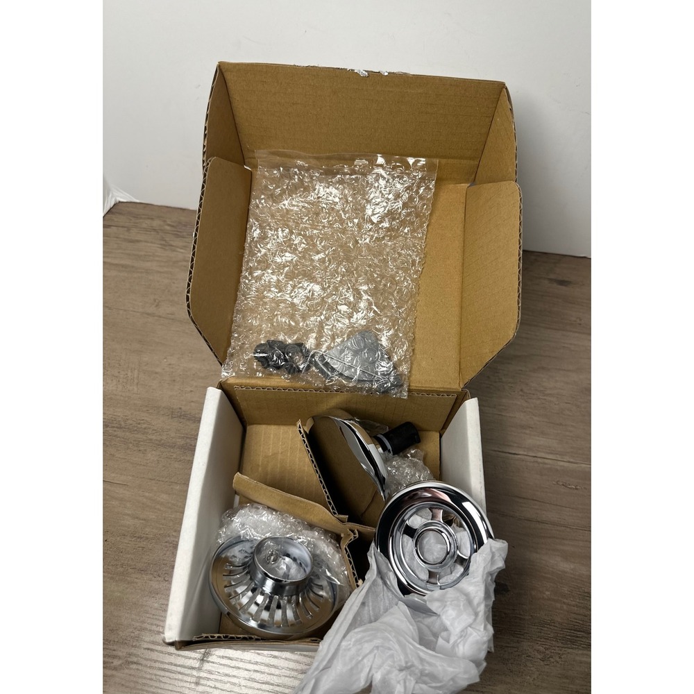 Kohler Pureflo Bath Drain Overflow Trim Kit Polished Chrome T37391-CP NO MANUAL‎